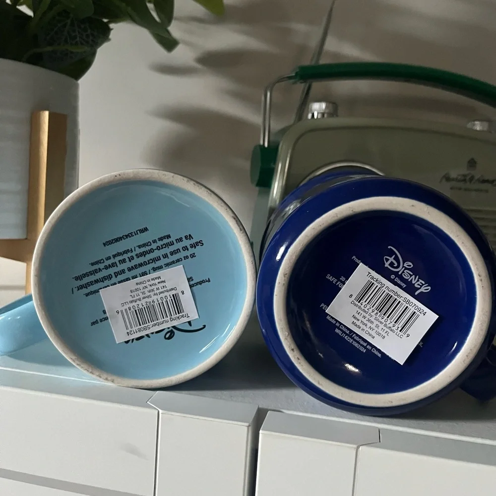 Stitch Themed Blue and Navy Mugs Set - Picture 5 of 5